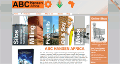 Desktop Screenshot of abchansenafrica.co.za